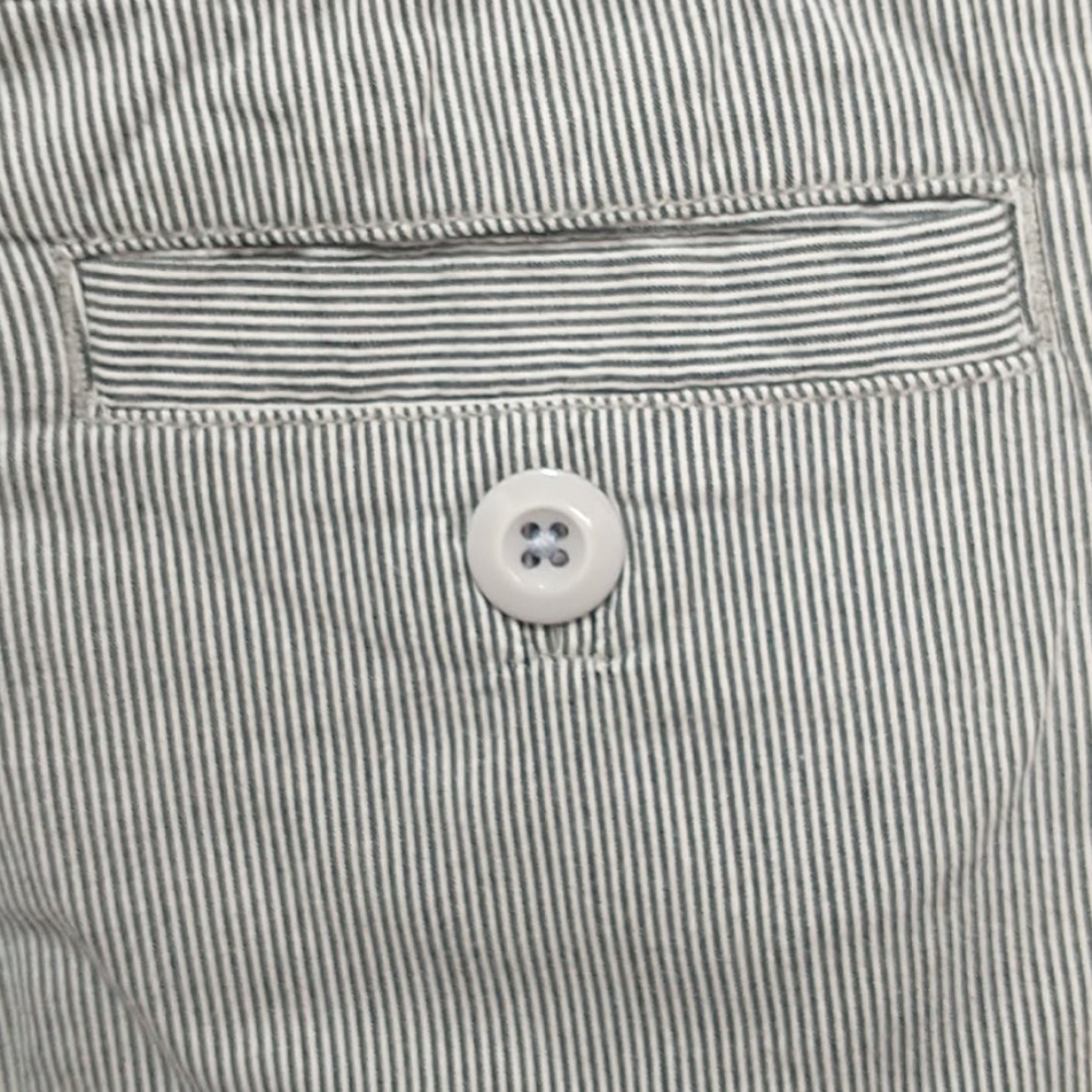 elevenses Pinstripe Wide Leg Cropped pants - Picture 7 of 11